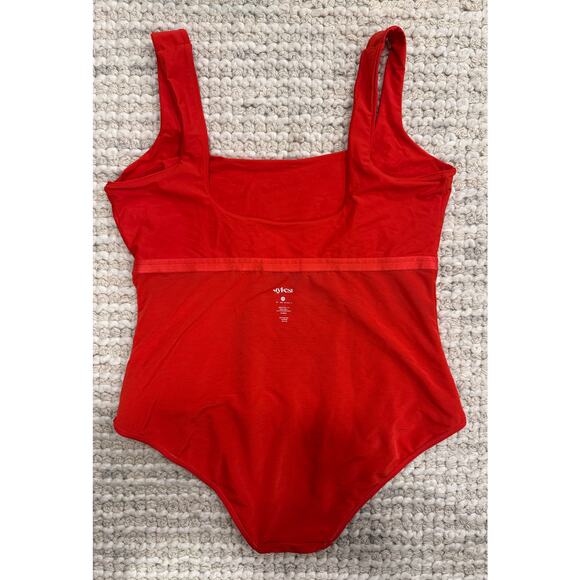 Stylest DreamSculpt™ Square Neck One-Piece Swimsuit - Hot Pepper Red - Size 2XL - Picture 4 of 5